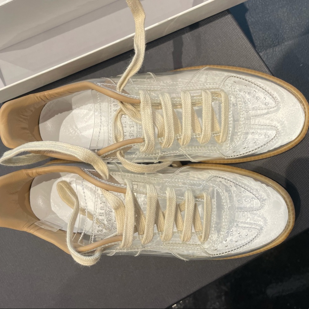 Brand new in the box clear margiela sneaker